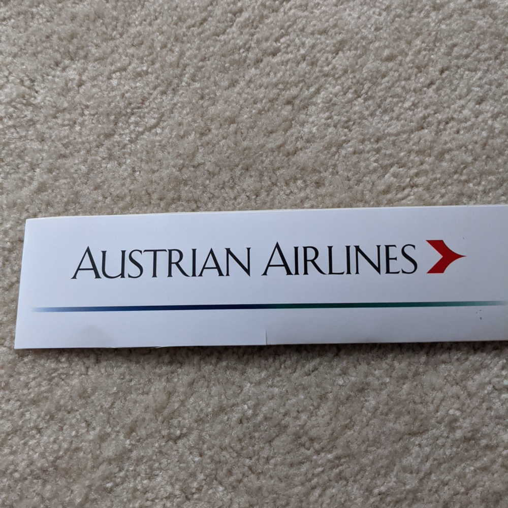 Austrian Airlines Sticker Must See Aviation